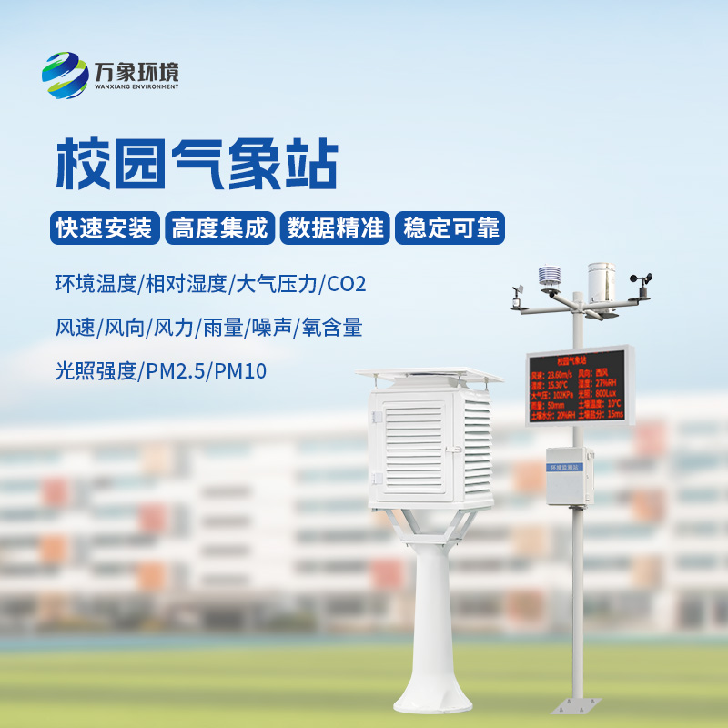 ??校園科普氣象站——?dú)庀笮§`通，大有可為