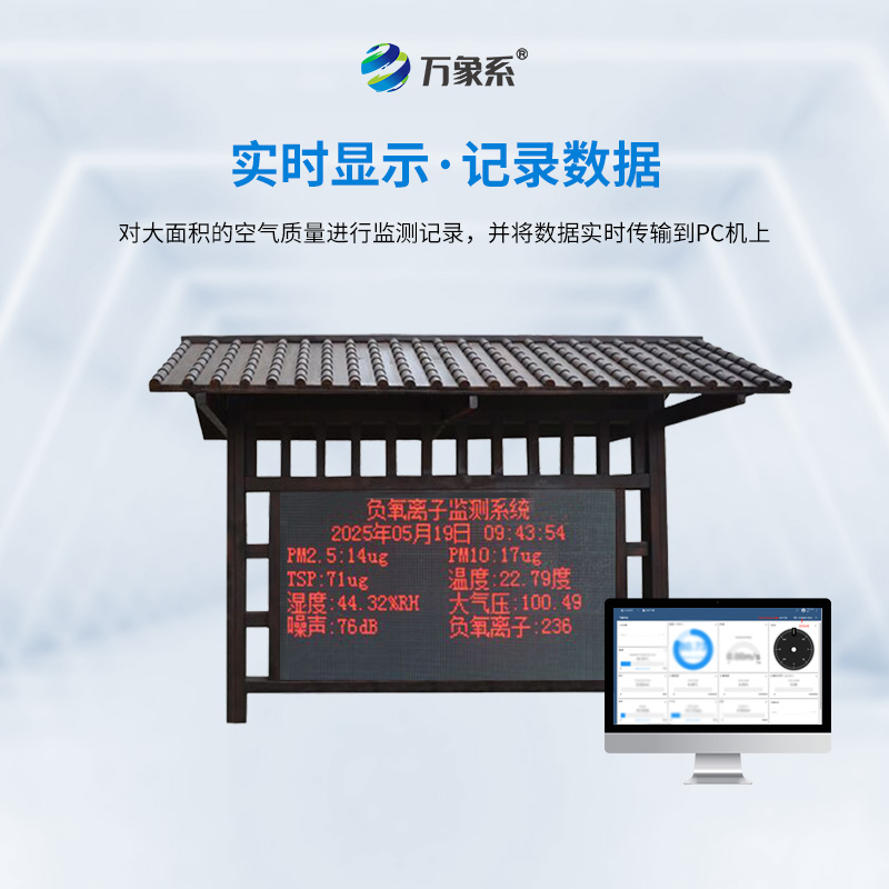 ??公園負(fù)氧離子氣象站如何量化清新度？