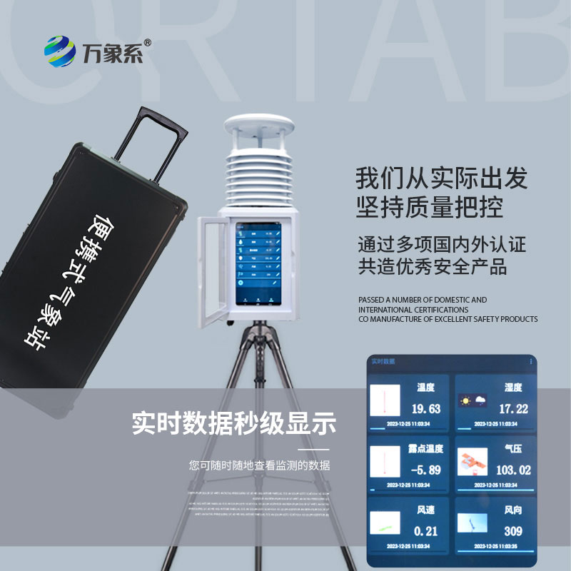 ??小巧不占地！小型便捷式氣象站隨時(shí)隨地測(cè)氣象